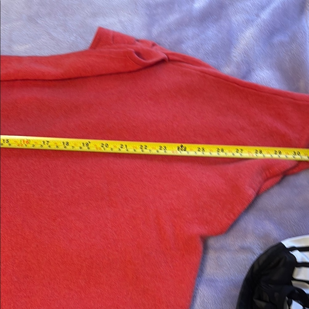 TWG 100% Cashmere Coral Cape Layered Sweater Top S Luxury Quiet Luxury - Picture 8 of 9
